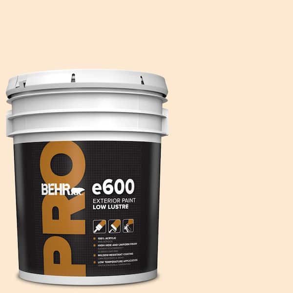 BEHR PRO 5 gal. #280A-1 Creamy Orange Low Luster Exterior Paint
