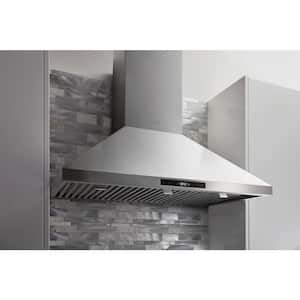 36 in. Wall Mount LED Light Range Hood in Stainless Steel