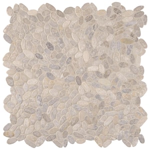 tile pebble sliced marble sq ft msi mosaic mounted mesh 10mm textured ash case havenwood dove truffle peb matte porcelain