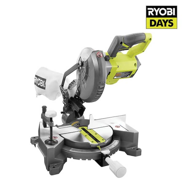 RYOBI ONE+ 18V Cordless 7-1/4 in. Compound Miter Saw (Tool Only)