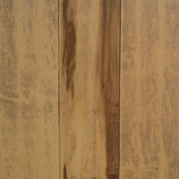 Millstead Take Home Sample - Hand Scraped Maple Natural Solid Hardwood Flooring - 5 in. x 7 in.