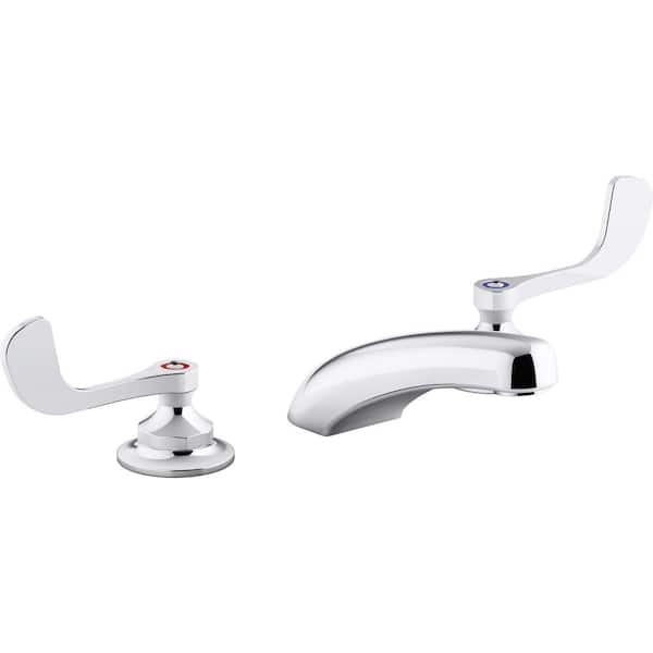 KOHLER Triton Bowe 1.0 GPM 8 in. Widespread 2-Handle Bathroom Faucet with Laminar Flow in Polished Chrome