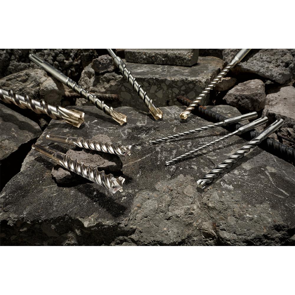 Milwaukee 3/4 in. x 21 in. 4-Cutter SDS-MAX Carbide Drill Bit 48