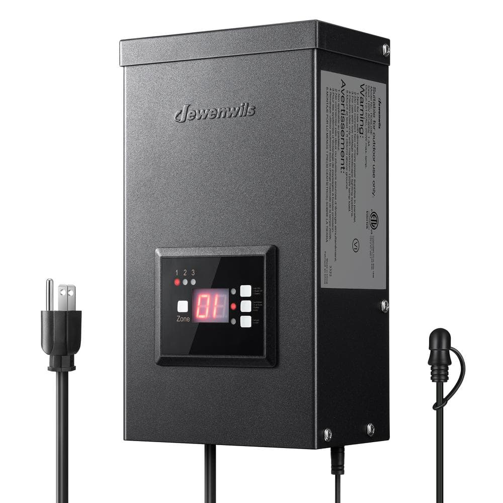 Low Voltage 200-Watt Metal Landscape Lighting Transformer with Timer and Photocell Sensor, 120V AC to 12V/14V AC price history on PriceWatchPro