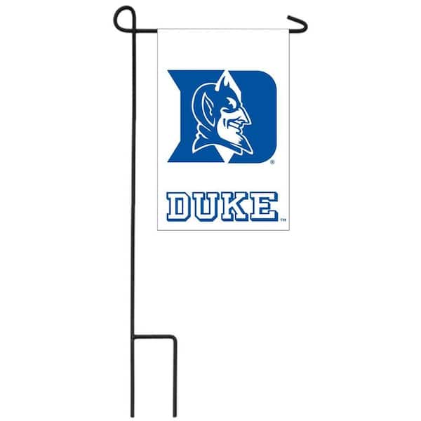 1 ft. x 1-1/2 ft. Duke University 2-Sided Garden Flag with 3-2/3 ft. Metal Flagpole