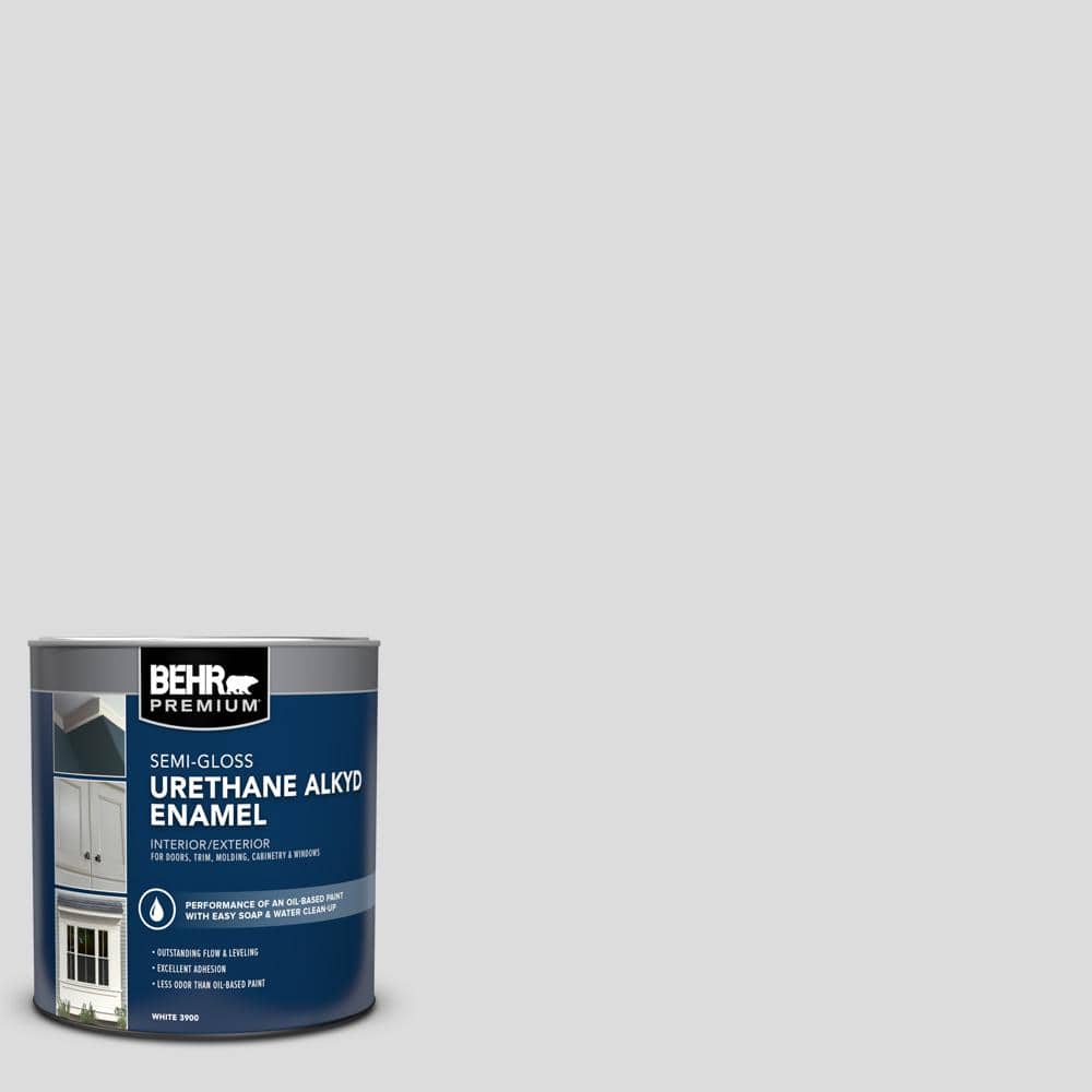 1 qt. #N530-1 Pixel White Semi-Gloss Enamel Urethane Alkyd Interior/Exterior Paint price history on PriceWatchPro