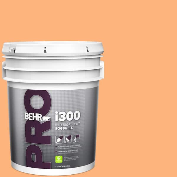 ピーチ 5 BEHR PRO 5 gal. #170D-4 Peach Tile Eggshell Interior Paint