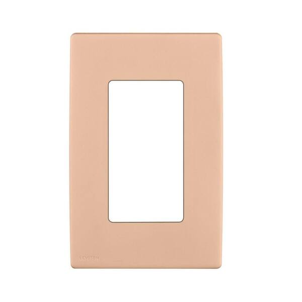 Leviton Brown 1-Gang Decorator/Rocker Wall Plate