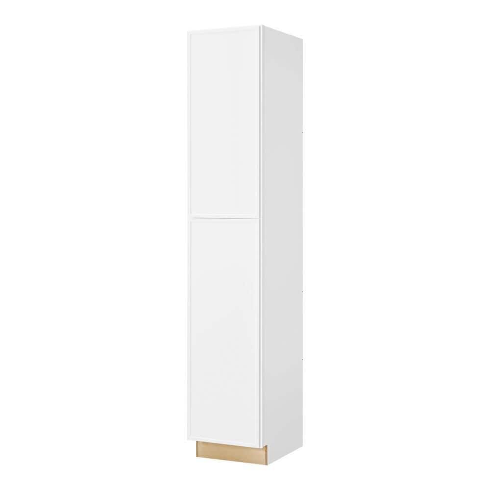 Leyton 18 in. W x 24 in. D x 96 in. H Ready to Assemble Plywood Slim Shaker Pantry Kitchen Cabinet in Alpine White price history on PriceWatchPro