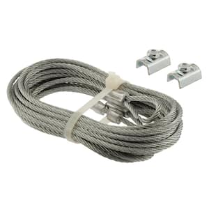 Safety Cables, 1/8 in., Carbon Steel (2-Pack)