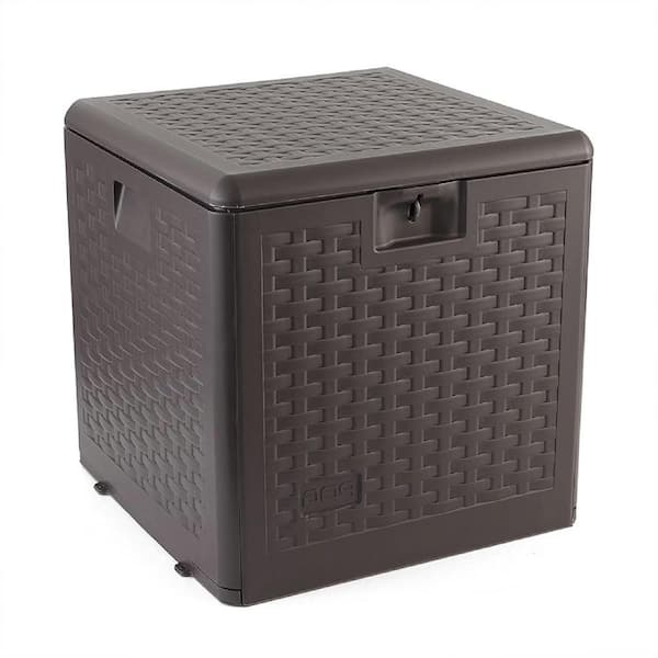 Unbranded 28 Gal. Brown Resin Deck Box