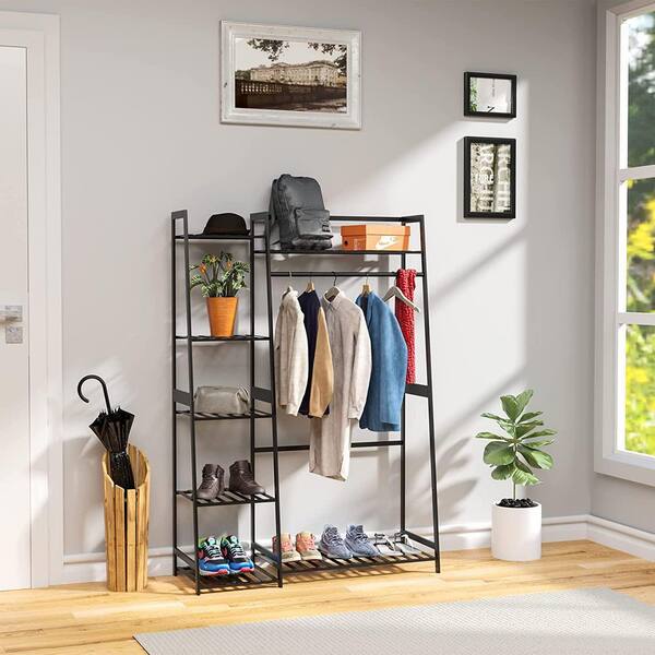 Bamboo Shelves With Drawers, Closet Organization