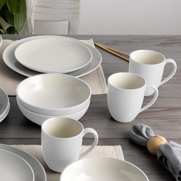 Noritake Colorwave White 16-Piece Coupe (White) Stoneware