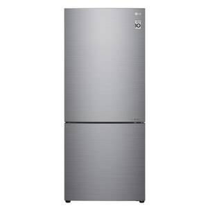 27.4 in. W 15 cu. ft. Bottom Freezer Refrigerator w/ Door Cooling, Multi-Air Flow and SmartDiagnosis in Platinum Silver