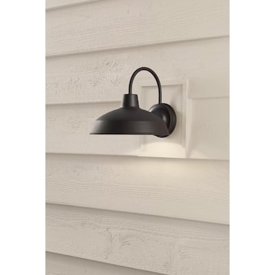 Bronze Outdoor LED Wall Lantern Sconce