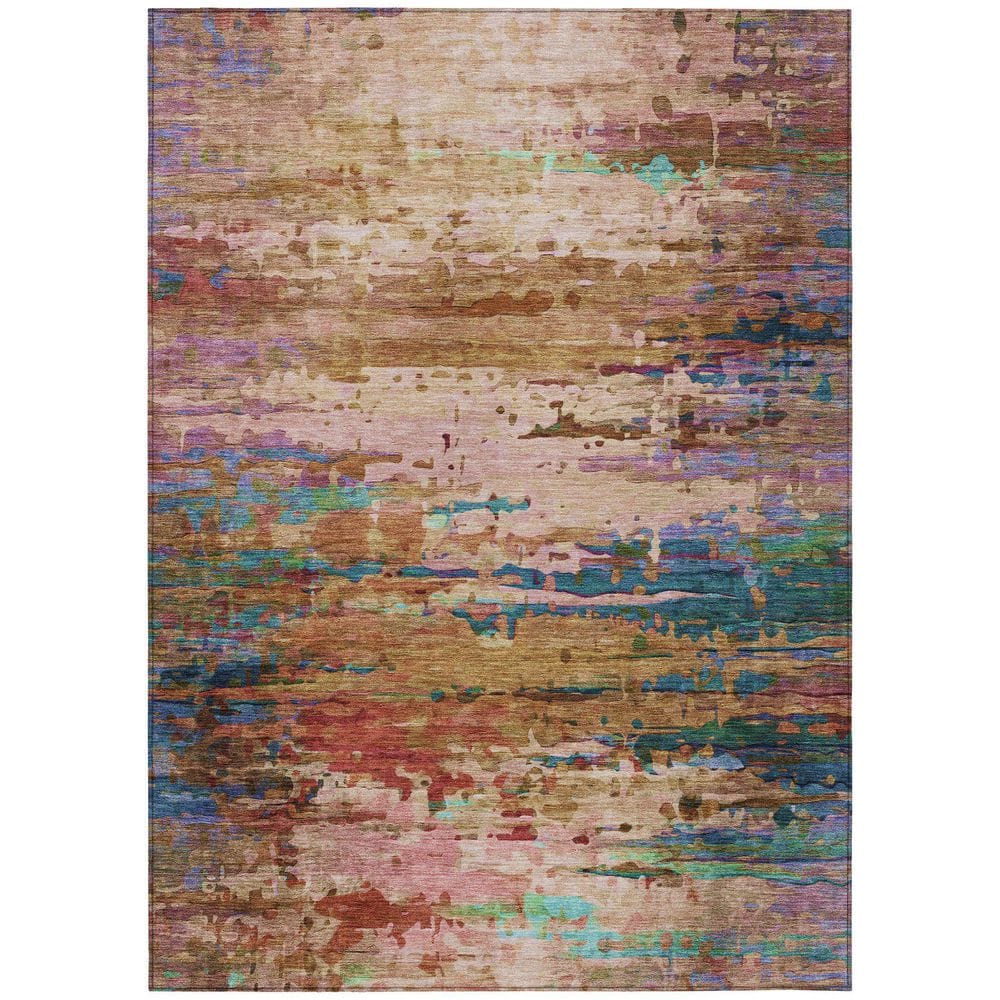 Chantille Machine Washable Indoor/Outdoor Abstract ACN2035 Sage 2 ft. 6 in. x 3 ft. 10 in. Area Rug price history on PriceWatchPro