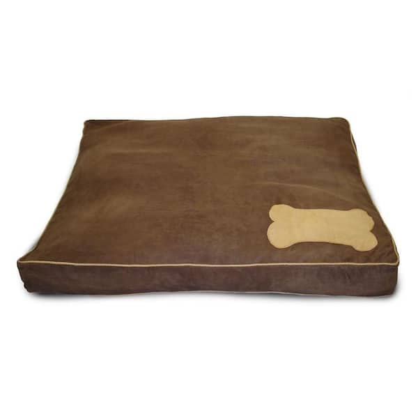 Home Fashions International Ultima Suede Chocolate with Deer Pet Bed