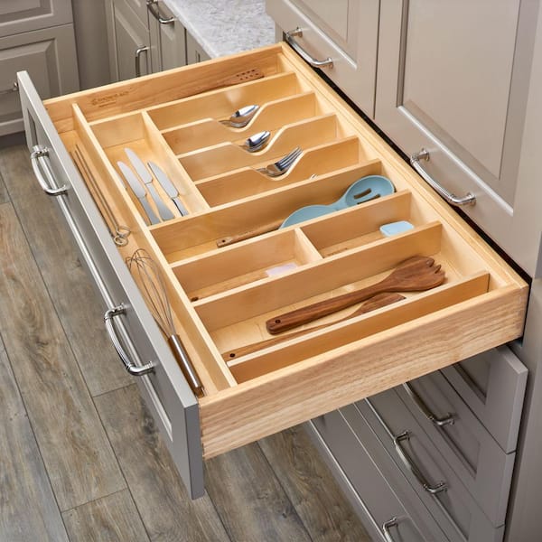Customizable Kitchen Drawer Dividers w/ Inserts-Adjustable