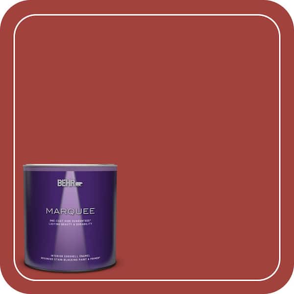 BEHR MARQUEE 1 qt. Home Decorators Collection #HDC-SM16-12 Tomato Slices Eggshell Enamel Interior Paint & Primer