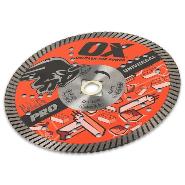 OX Professional Series Universal 5/8 in. Bore 7 in. Diamond Blade