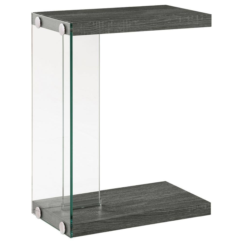 Weathered Grey Rectangular Wood Accent Table