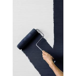 31.35 sq. ft. Off-White Faux Grasscloth Vinyl Paintable Peel and Stick Wallpaper Roll
