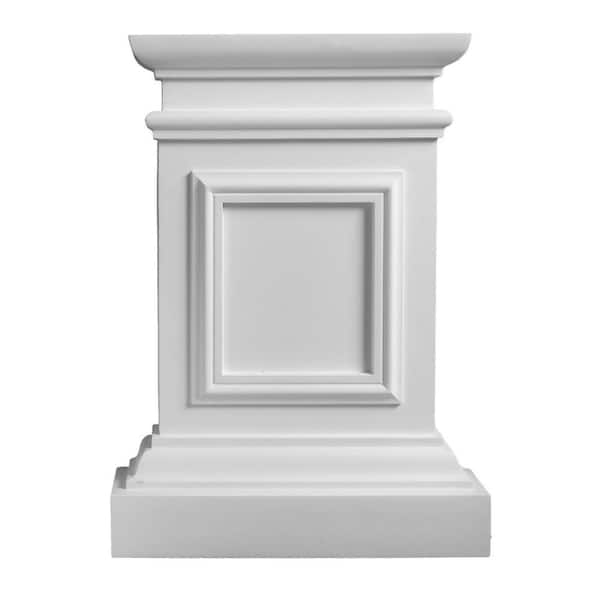American Pro Decor 5-1/2 in. x 23-5/8 in. x 31-5/8 in. Plain Polyurethane Plinth Base for Pilaster