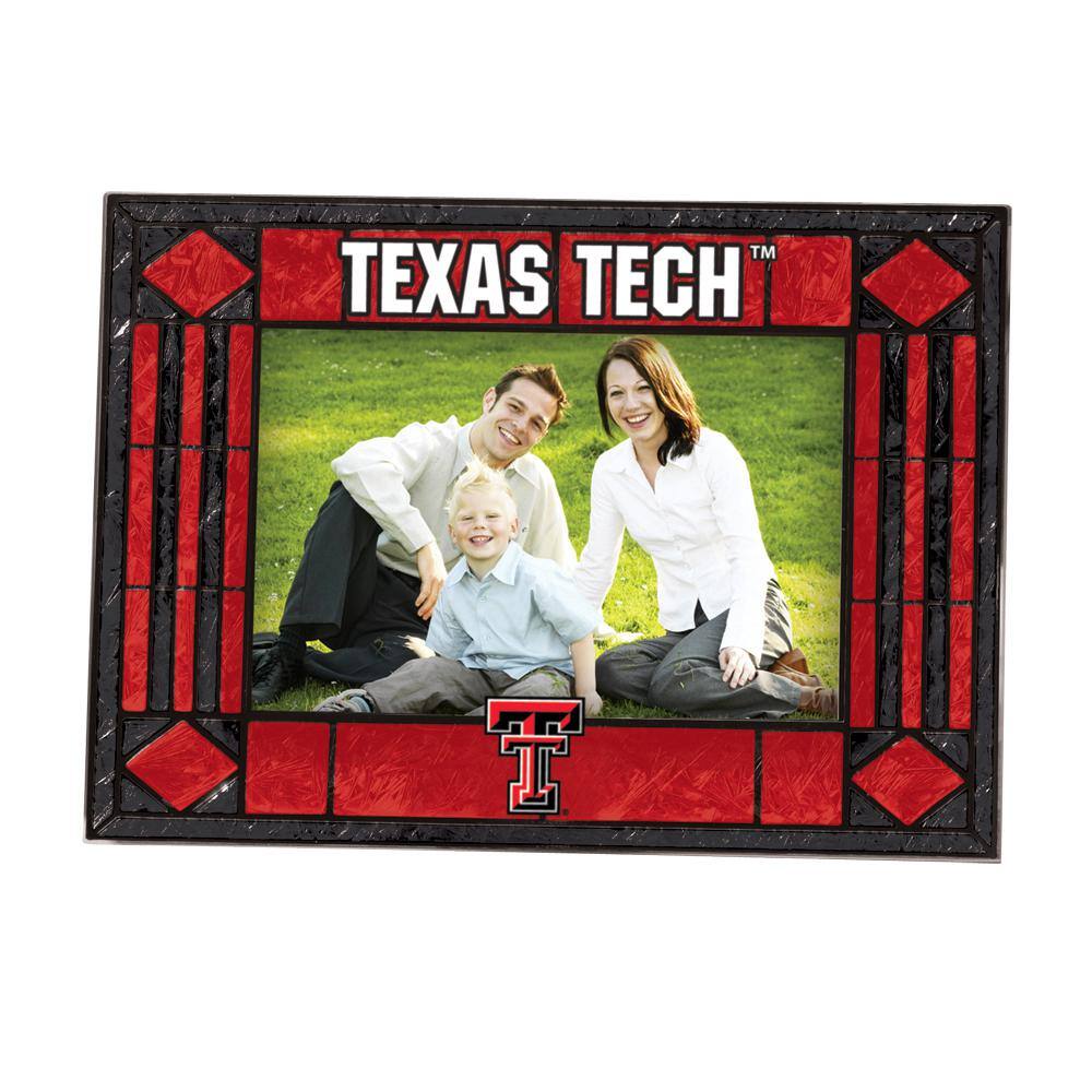 The Memory Company NCAA 4 in. x 6 in. Gloss Multicolor Art Glass Texas Tech Picture Frame COL