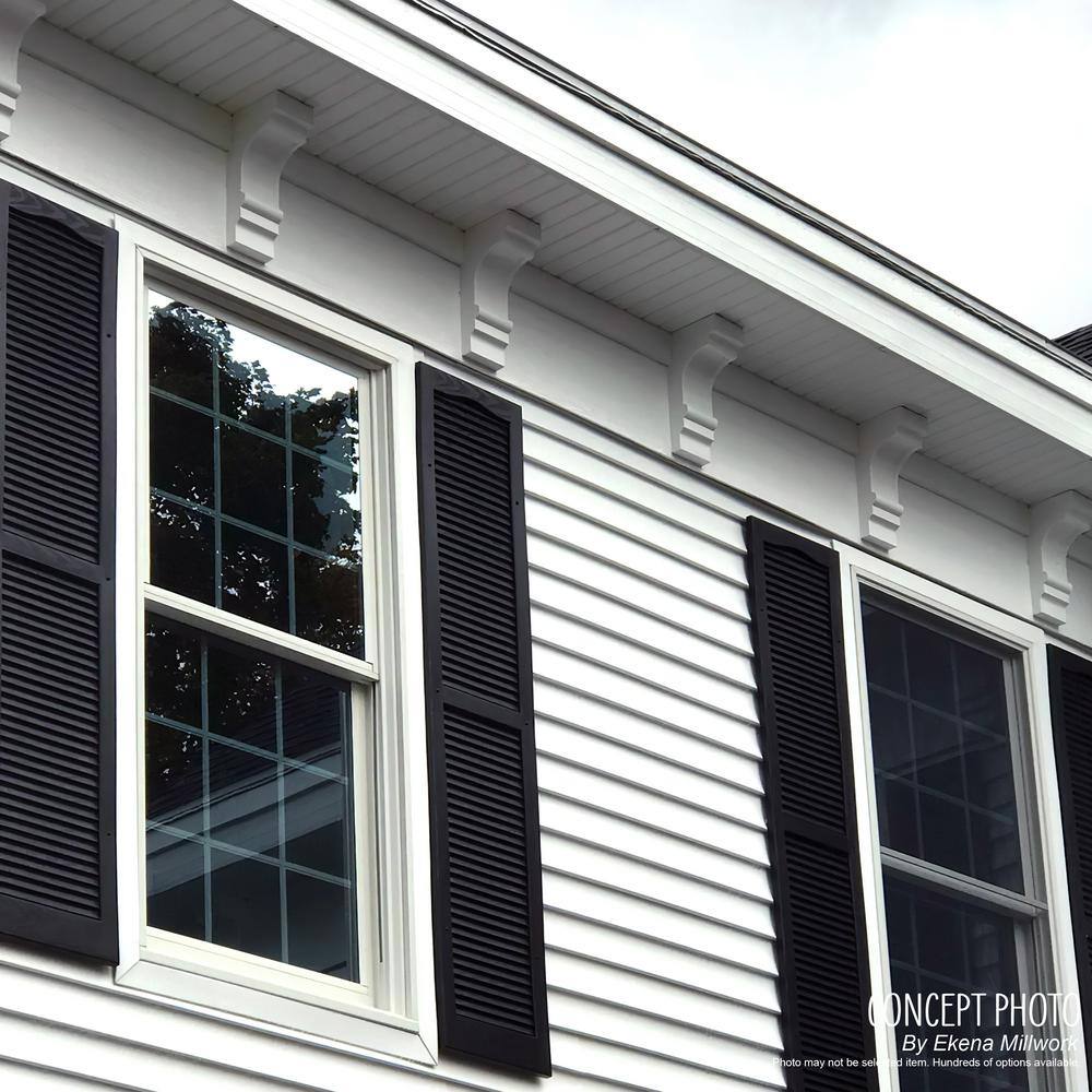 10-Inch White Polyurethane Decorative Corbel Bracket