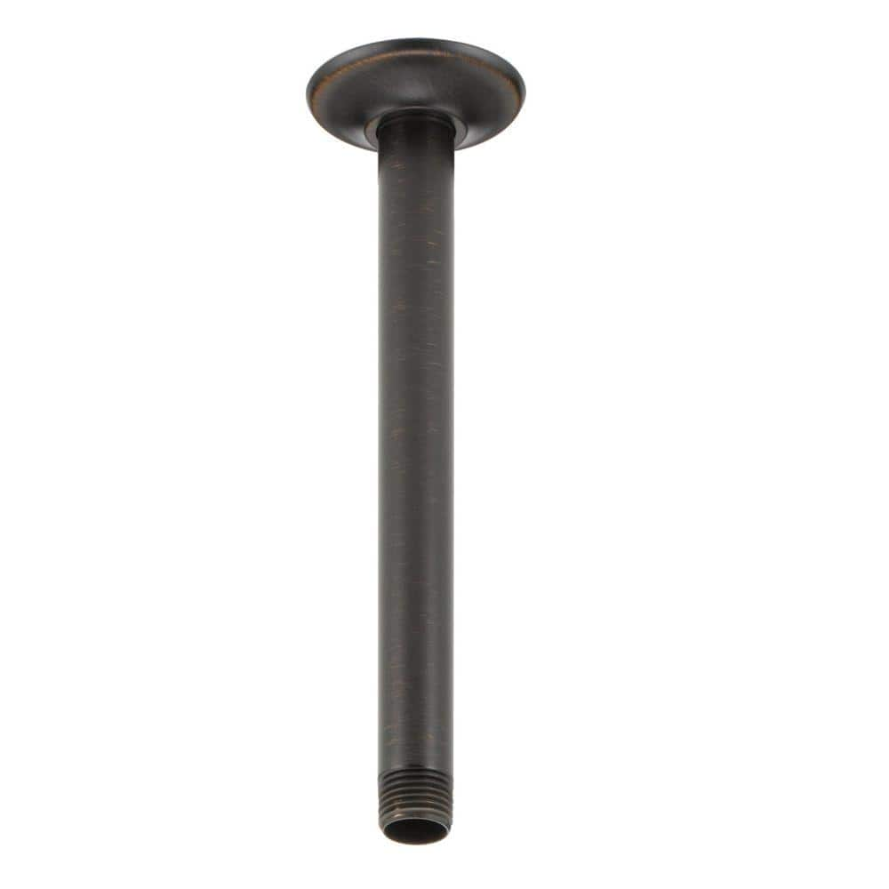 Delta 10 in. Ceiling-Mount Shower Arm and Flange in Venetian Bronze