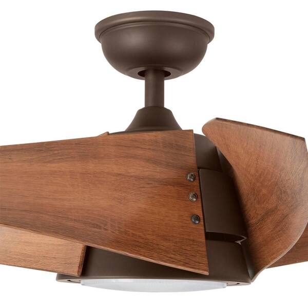 Home Decorators Collection - Broughton 42 in. LED Espresso Bronze Ceiling Fan with Remote Control