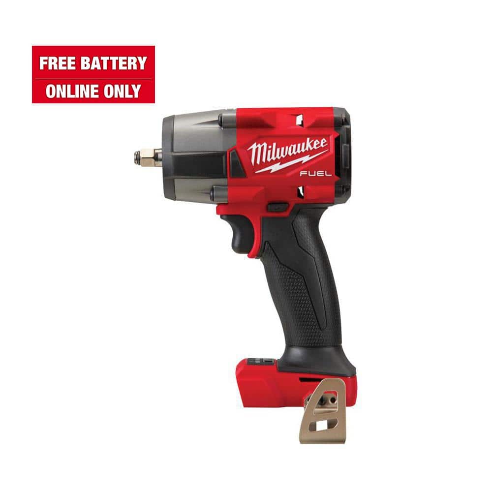 Milwaukee M18 FUEL GEN-2 18V Lithium-Ion Mid Torque Brushless Cordless 3/8 in. Impact Wrench with Friction Ring (Tool-Only) 2960-20 - The Home Depot