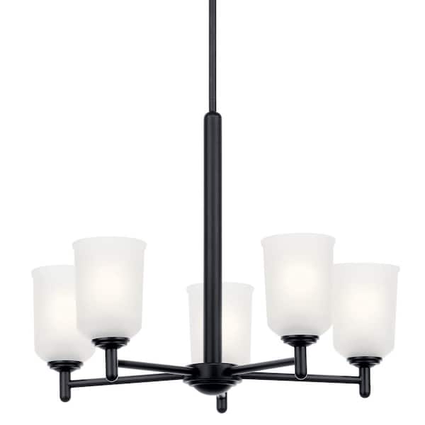 Kichler Torvee 5-Light Black Vintage Chandelier