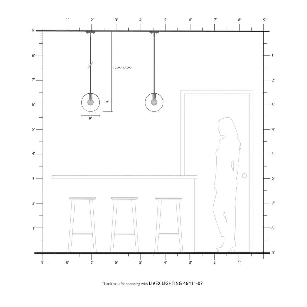 Modesto Mini Bronze and Satin Brass LED Pendant Light