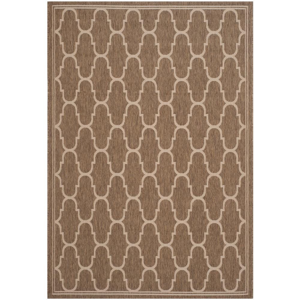 Light Blue Contemporary Easy-Care Synthetic Indoor/Outdoor Rug