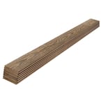 1 in. x 6 in. x 8 ft. Back Country Pine Tongue and Groove Thermally Modified Barn Wood Cladding Board (6-Pack)