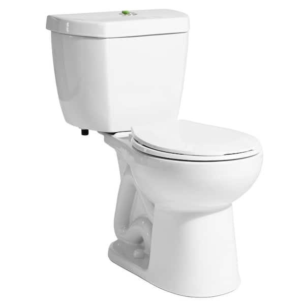 Niagara Stealth The Original 2-piece 0.5/0.95 GPF Dual Flush Round Front Toilet in White, Seat Not Included