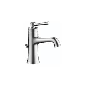 Joleena Single Handle Single Hole Bathroom Faucet in Chrome