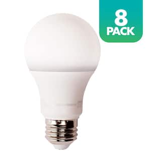 75-Watt Equivalent A19 Dimmable LED Light Bulb, 2700K Soft White, 8-pack