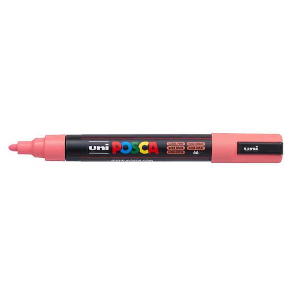 POSCA PC-5M Medium Bullet Paint Marker, Coral Pink
