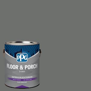 1 gal. PPG1010-6 Up in Smoke Satin Interior/Exterior Floor and Porch Paint