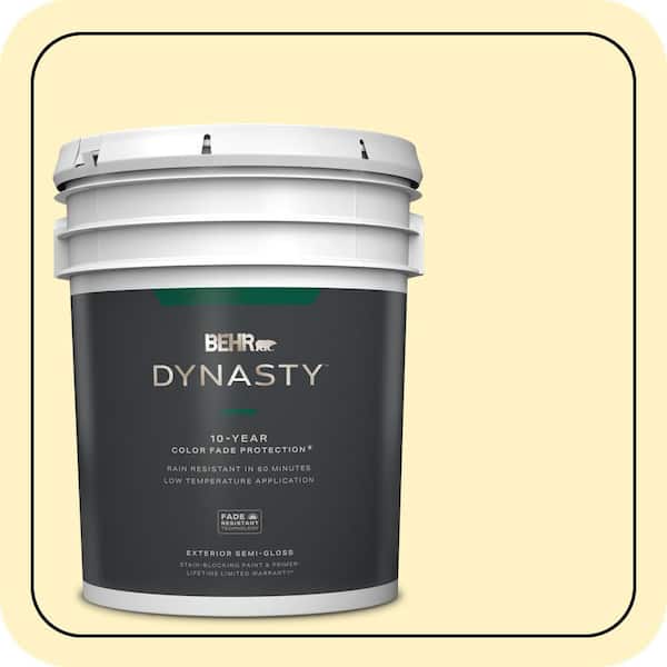 BEHR DYNASTY 5 gal. #P310-2 Natural Light Semi-Gloss Exterior Stain-Blocking Paint & Primer
