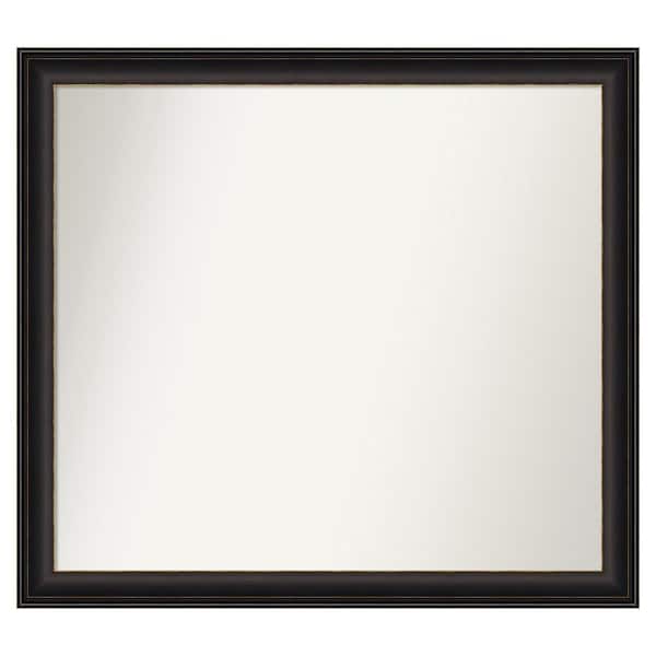 Amanti Art Trio Oil Rubbed Bronze 40.5 in. x 36.5 in. Cusom Non-Beveled Framed Bathroom Vanity Wall Mirror