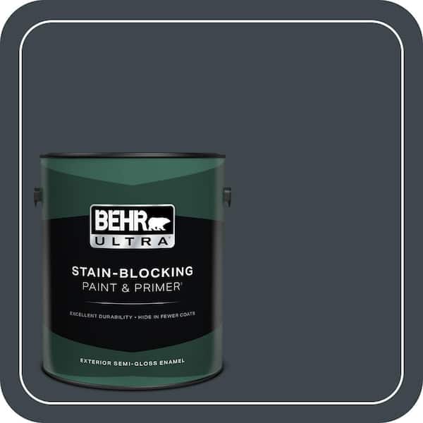 BEHR ULTRA 1 gal. #PPU25-23 Winter Way Semi-Gloss Enamel Exterior Paint & Primer