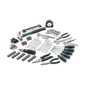 Anvil Household Tool Set Bundle with Multiple Tools and Kobalt 55 Piece Drill Bit Set 