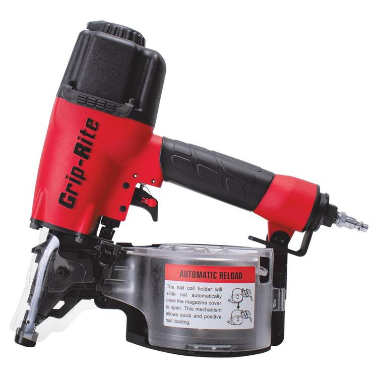 Grip-Rite 2-1/2 in. 15° Wire and Plastic Collation Coil Siding Nailer
