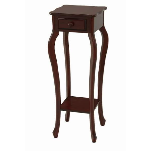 Frenchi Home Furnishing Wood Plant Stand with Curved Legs