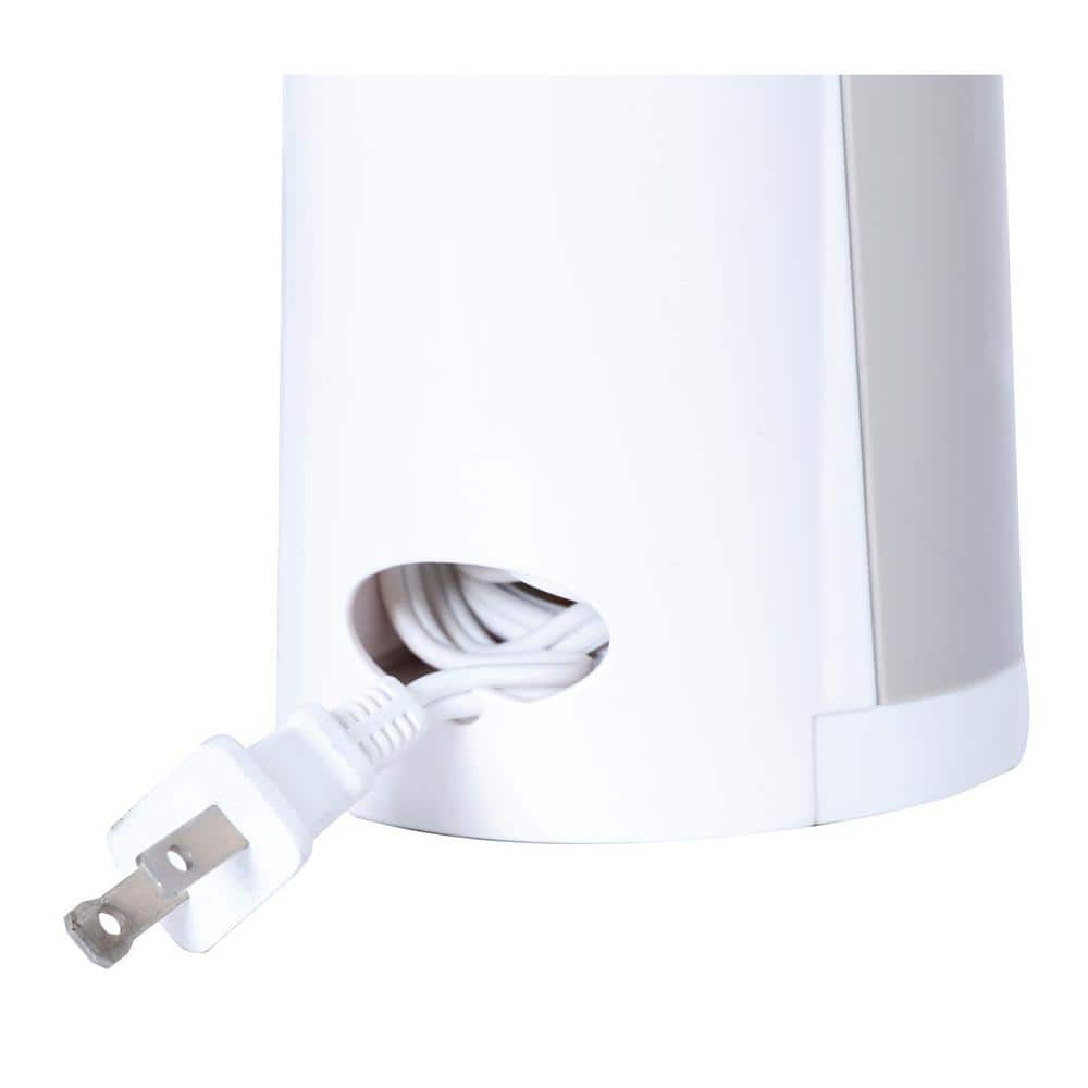 White and Gray Tall Electric Can Opener with Bottle Opener