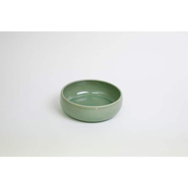 Carthage.Co La Marsa Stoneware 12 fl. oz. Fruit Plate, Light Green (Set of 4)