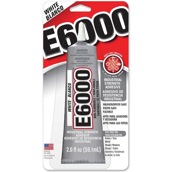 E6000 2 fl. oz. White Adhesive (6-Pack) 237040 - The Home Depot